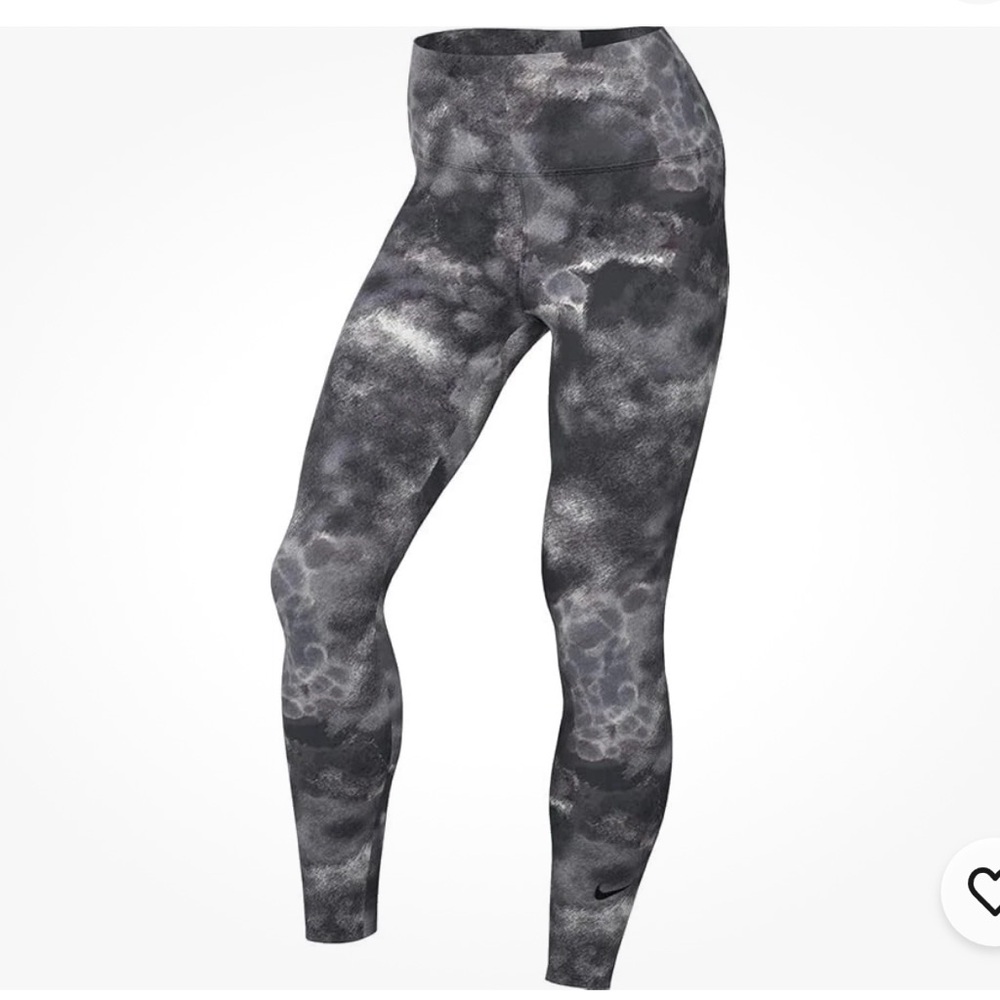 NEW Nike One Women's SIZE S High-Waisted 7/8 Printed Leggings FZ7275-010🔥